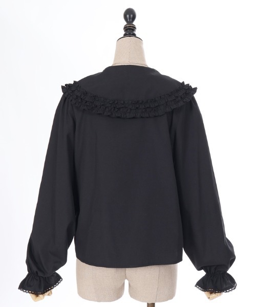 axes femme kawaii（アクシーズファムカワイイ）の「フラット衿ブラウス（シャツ/ブラウス・レディース・ブラック/グリーン/ホワイト・MEDIUM）」の20枚目の写真