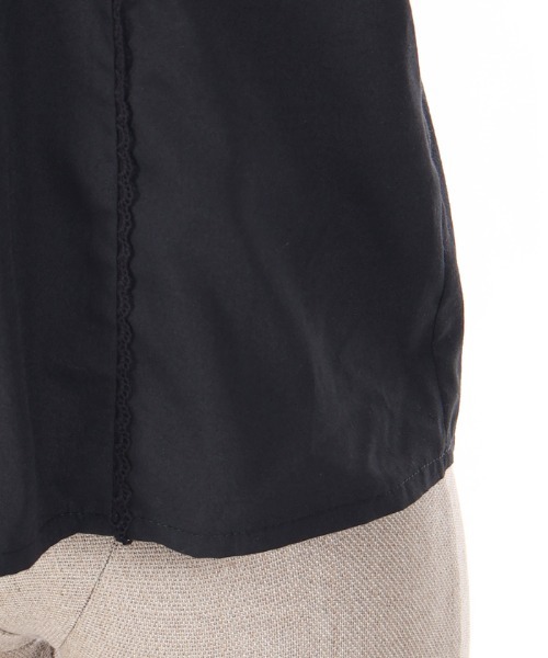 axes femme kawaii（アクシーズファムカワイイ）の「フラット衿ブラウス（シャツ/ブラウス・レディース・ブラック/グリーン/ホワイト・MEDIUM）」の22枚目の写真