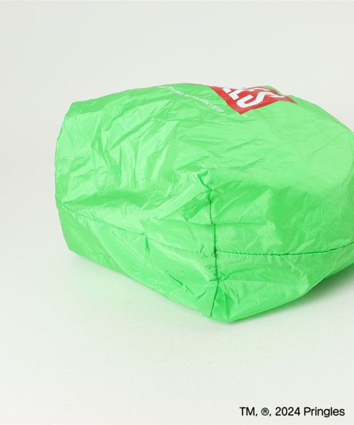 FOUND GOOD（ファウンドグッド）の「プリングルス　マルシェバッグ（エコバッグ/サブバッグ・レディース・グリーン系/レッド系/イエロー系・フリー）」の6枚目の写真