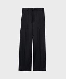 【THE TOKYO/ザトウキョウ】WASHABLE FLANNEL CASHMERE TOUCH JERSEY BAKER PANTS/ウォッシャブルフランネルカシミアタッチジャージーベイカーパンツ