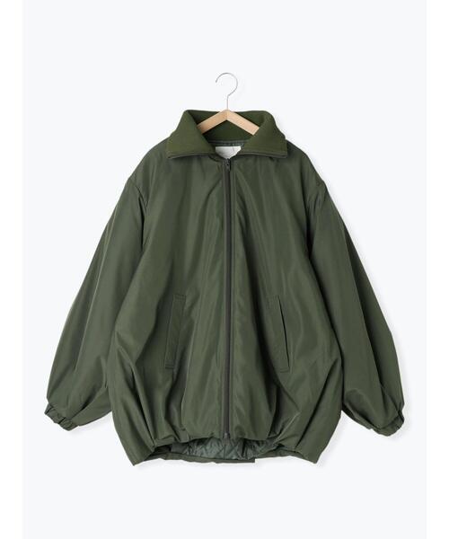 ehka sopo(エヘカソポ)の「バルーンジャケット(ノーカラージャケット・レディース・ブラック/カーキ・F)」の5枚目の写真
