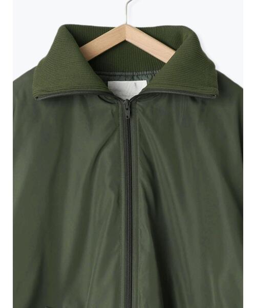 ehka sopo(エヘカソポ)の「バルーンジャケット(ノーカラージャケット・レディース・ブラック/カーキ・F)」の7枚目の写真