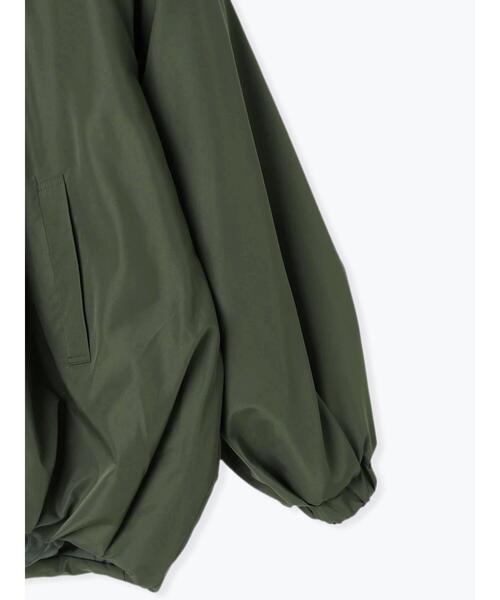 ehka sopo(エヘカソポ)の「バルーンジャケット(ノーカラージャケット・レディース・ブラック/カーキ・F)」の8枚目の写真