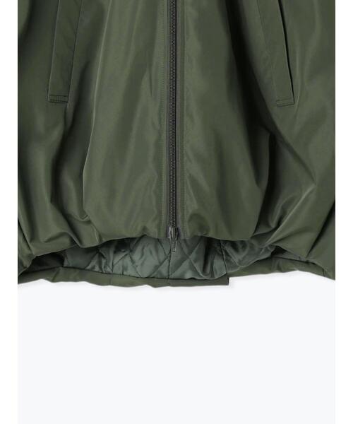 ehka sopo(エヘカソポ)の「バルーンジャケット(ノーカラージャケット・レディース・ブラック/カーキ・F)」の9枚目の写真