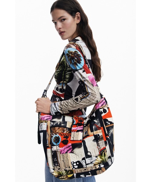Desigual(デシグアル)の「クリスチャン・ラクロワ コラージュプリントバッグ(ショルダーバッグ・レディース・マルチ・FREE)」の6枚目の写真