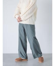 ehka sopo | クロスウエストスラックス(その他パンツ)