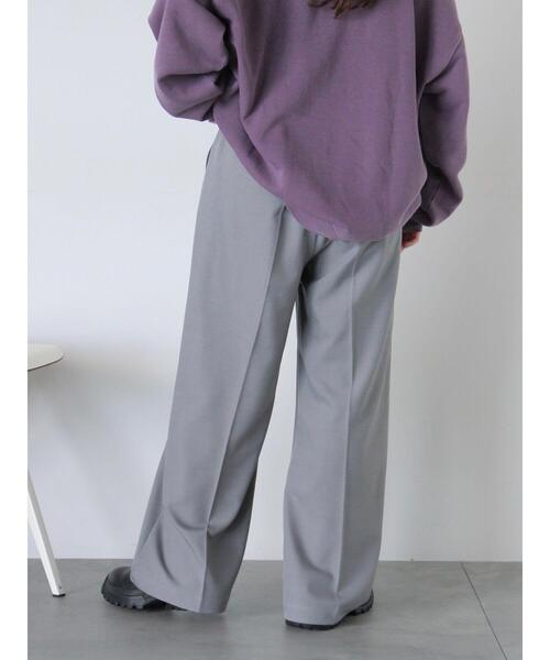 ehka sopo（エヘカソポ）の「クロスウエストスラックス（その他パンツ・レディース・カーキ/グレー/ブラック・F）」の18枚目の写真