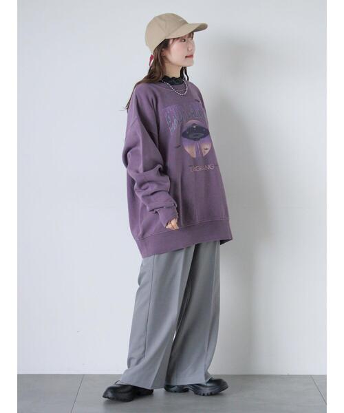 ehka sopo（エヘカソポ）の「クロスウエストスラックス（その他パンツ・レディース・カーキ/グレー/ブラック・F）」の21枚目の写真