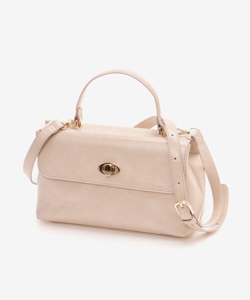 MAJESTIC LEGON（マジェスティックレゴン）の「クラシカルハンドバッグ（ハンドバッグ・レディース・ベージュ/ブラック・FREE）」の19枚目の写真