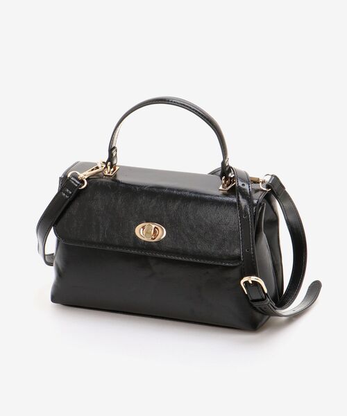 MAJESTIC LEGON（マジェスティックレゴン）の「クラシカルハンドバッグ（ハンドバッグ・レディース・ベージュ/ブラック・FREE）」の20枚目の写真