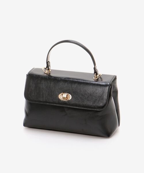 MAJESTIC LEGON（マジェスティックレゴン）の「クラシカルハンドバッグ（ハンドバッグ・レディース・ベージュ/ブラック・FREE）」の21枚目の写真