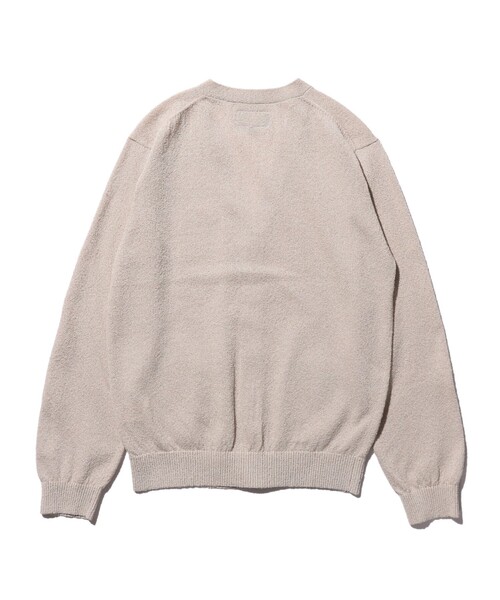BEAMS PLUS(ビームスプラス)の「ブークレ カーディガン(カーディガン/ボレロ・メンズ・オリーブ/サックスブルー/ベージュ/オレンジ・M/XL/S/L)」の14枚目の写真