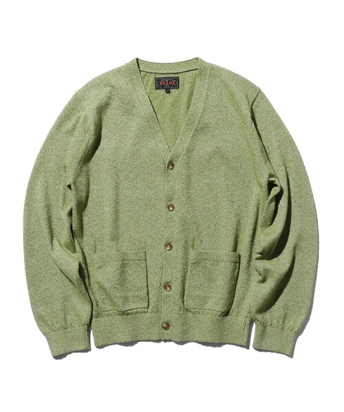 BEAMS PLUS(ビームスプラス)の「ブークレ カーディガン(カーディガン/ボレロ・メンズ・オリーブ/サックスブルー/ベージュ/オレンジ・M/XL/S/L)」の21枚目の写真