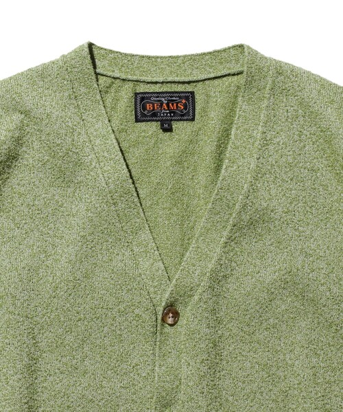 BEAMS PLUS(ビームスプラス)の「ブークレ カーディガン(カーディガン/ボレロ・メンズ・オリーブ/サックスブルー/ベージュ/オレンジ・M/XL/S/L)」の22枚目の写真