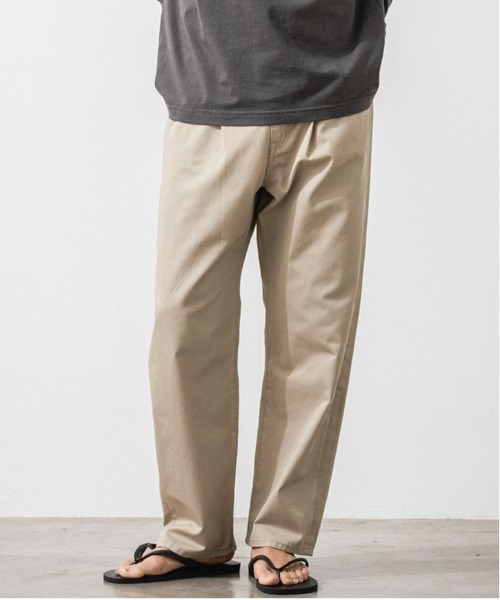 セール】ONE TUCK CHINO PANTS/ワンタックチノパンツ（チノパンツ