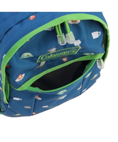 COLEMAN（コールマン）の「ウォーカーミニ（バックパック/リュック・キッズ・ブルーグリーン/ホワイト×ブルー/ライラック/その他/ライトグリーン・10L）」の9枚目の写真