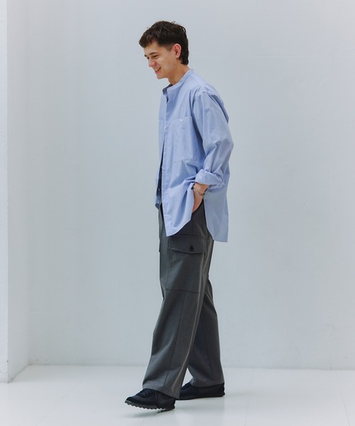 NewAnce（ニュアンス）の「【NewAnce】Band Coller Shirts（シャツ/ブラウス・メンズ・ブルー系その他2/ブルー系その他・FREE）」の7枚目の写真