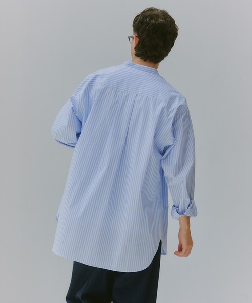 NewAnce（ニュアンス）の「【NewAnce】Band Coller Shirts（シャツ/ブラウス・メンズ・ブルー系その他2/ブルー系その他・FREE）」の11枚目の写真