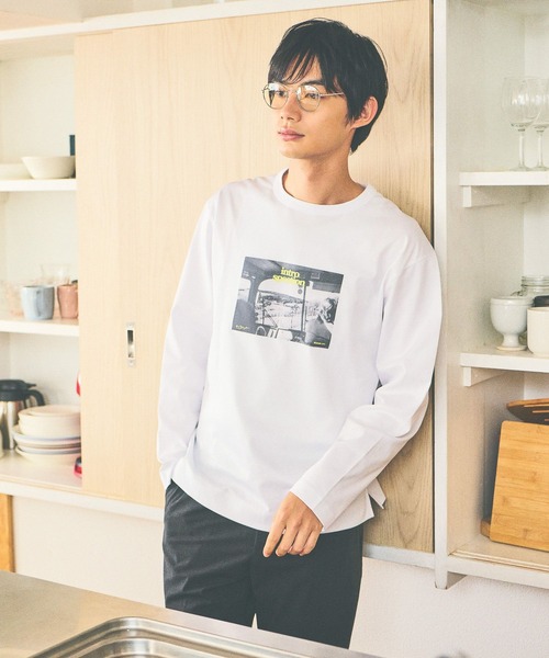 専用JH293鑑付★SALE特価 セール】リッチクリーンTEEプリント/長袖/147181（Tシャツ