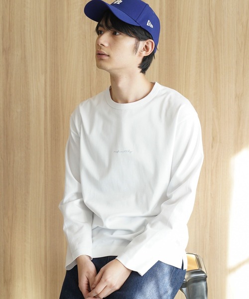 GLOBAL WORK(グローバルワーク)の「リッチクリーンTEEプリント/長袖/147181(Tシャツ/カットソー・メンズ・チャコールグレー/ホワイト系その他5/ホワイト系その他6/ホワイト系その他7/グレー系その他2/グレー系その他3/その他1/ホワイト系その他2/ホワイト系その他4/グレー系その他4/ホワイト系その他3/グレー・X-LARGE/SMALL/MEDIUM/LARGE/3XL/XX-LARGE/X-SMALL)」の5枚目の写真