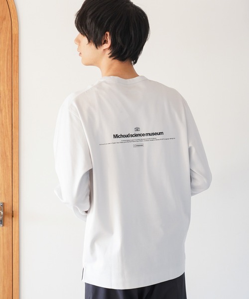 セール】リッチクリーンTEEプリント/長袖/147181（Tシャツ/カットソー