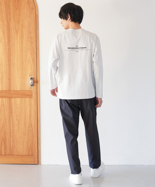 セール】リッチクリーンTEEプリント/長袖/147181（Tシャツ