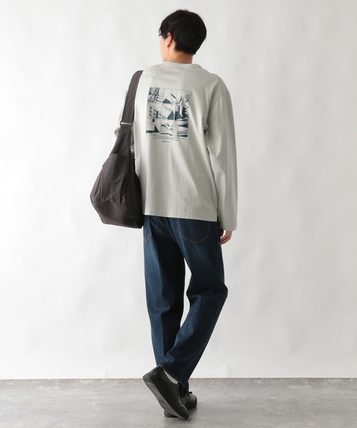 セール】リッチクリーンTEEプリント/長袖/147181（Tシャツ/カットソー