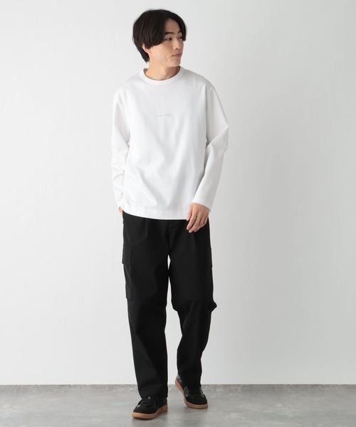 さとっぺ セール】リッチクリーンTEEプリント/長袖/147181（Tシャツ/カットソー