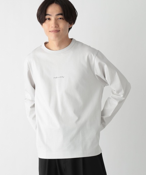 リッチクリーンTEEプリント/長袖/147181（Tシャツ/カットソー