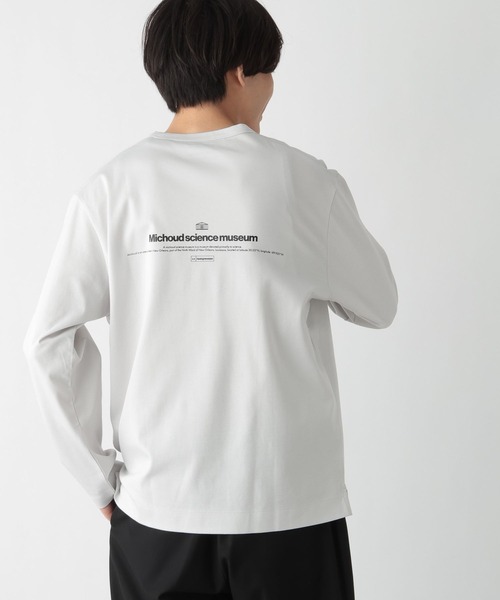 トップス mcsft リッチクリーンTEEプリント/長袖/147181（Tシャツ/カットソー