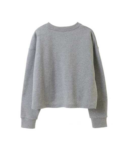 CONVERSE TOKYO（コンバーストウキョウ）の「CRUSHEDFOAM PRINT SHORT LOGO SWEAT（スウェット・レディース・グレー/ネイビー/ホワイト・FREE）」の12枚目の写真