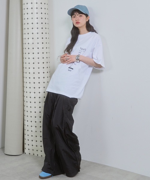 VIOLETTA(ヴィオレッタ)の「ロングファスナーナイロンパンツ(その他パンツ・レディース・ブラック/レッド・S/M)」の18枚目の写真