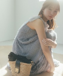 SNIDEL | コットンショルダーブレードバッグ(かごバッグ)