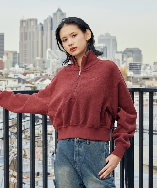 NIKE フェニックス　コージー　クロップド ニット NIKE（ナイキ）の「ナイキ スポーツウェア フェニックス