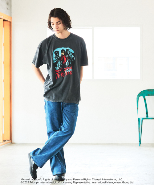 カットソー MICHAEL JACKSON PHOTO TEE by GOOD ROCK S MICHAEL JACKSON PHOTO TEE by GOOD ROCK S （Tシャツ
