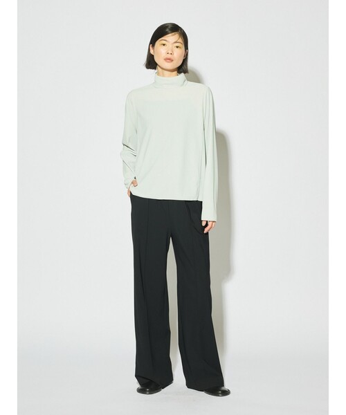 MIDIUMISOLID(ミディウミソリッド)の「MIDIUMISOLID for Ladies ストレッチストレートパンツ(その他パンツ・レディース・チャコールグレー/ブラック/グリーン・36/38)」の8枚目の写真