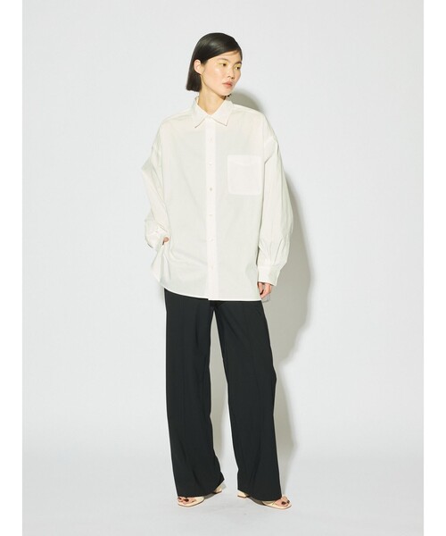 MIDIUMISOLID(ミディウミソリッド)の「MIDIUMISOLID for Ladies ストレッチストレートパンツ(その他パンツ・レディース・チャコールグレー/ブラック/グリーン・36/38)」の16枚目の写真