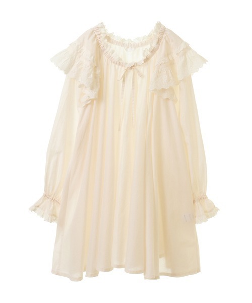 【美品】ピンクハウス アイボリー ネコちゃん柄 チュニックブラウス 美品】ピンクハウス アイボリー ネコちゃん柄 チュニックブラウス