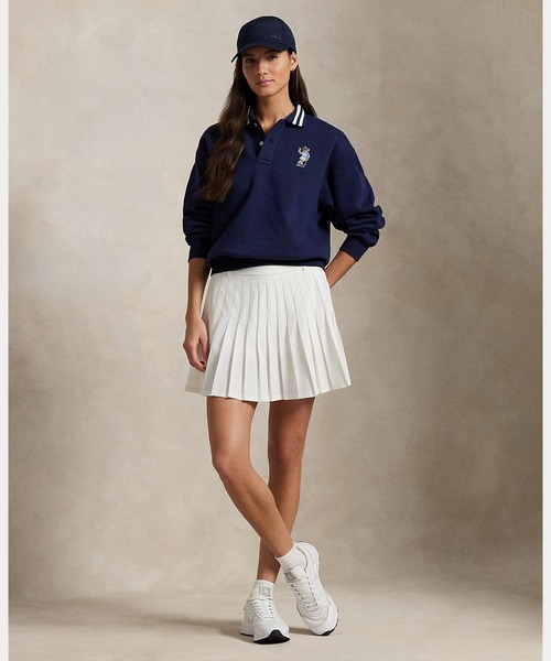 Polo ベア フリース ロングスリーブ ポロシャツ（ポロシャツ）｜RLX