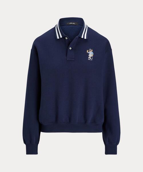 Polo ベア フリース ロングスリーブ ポロシャツ（ポロシャツ）｜RLX