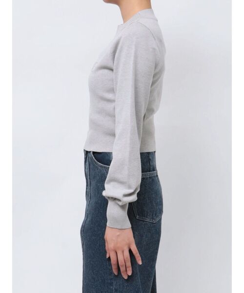 EATME（イートミー）の「ロゴニットプルオーバー（ニット/セーター・レディース・アイボリー/ライトグレー/ピンク・FREE）」の21枚目の写真