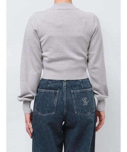 EATME（イートミー）の「ロゴニットプルオーバー（ニット/セーター・レディース・アイボリー/ライトグレー/ピンク・FREE）」の22枚目の写真