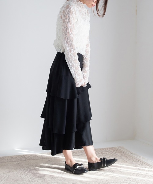 JELLY BEANS（ジェリービーンズ）の「パイピングフラットリボンソフトローファー 【定番人気】(210-51358)JELLY BEANS(ジェリービーンズ)（ローファー・レディース・ピンクベージュ/アイボリー/ブラック・23/23.5/24.5/22.5/24）」の15枚目の写真