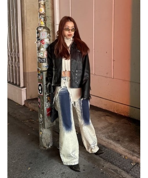 LAGUA GEM（ラグアジェム）の「CURVE SHAPE アイウェア（サングラス・レディース・クリア/ブラック/バーガンディー・FREE）」の11枚目の写真