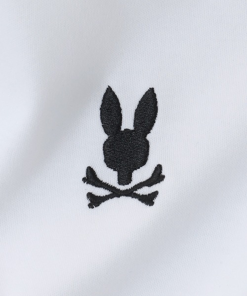 Psycho Bunny（サイコバニー）の「[WEB限定]シルケットスムース クルーネック Tシャツ（Tシャツ/カットソー・メンズ・ホワイト/グレー/カーキブラウン/ブラック/ネイビー・X-LARGE/LARGE/MEDIUM/SMALL）」の12枚目の写真