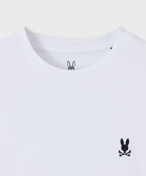 Psycho Bunny（サイコバニー）の「[WEB限定]シルケットスムース クルーネック Tシャツ（Tシャツ/カットソー・メンズ・ホワイト/グレー/カーキブラウン/ブラック/ネイビー・X-LARGE/LARGE/MEDIUM/SMALL）」の11枚目の写真