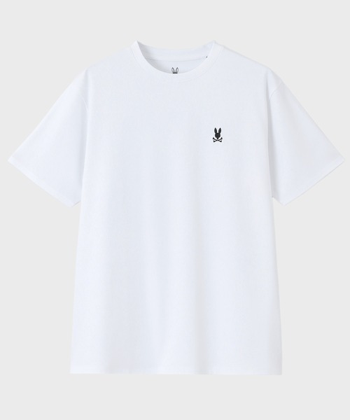 Psycho Bunny（サイコバニー）の「[WEB限定]シルケットスムース クルーネック Tシャツ（Tシャツ/カットソー・メンズ・ホワイト/グレー/カーキブラウン/ブラック/ネイビー・X-LARGE/LARGE/MEDIUM/SMALL）」の9枚目の写真