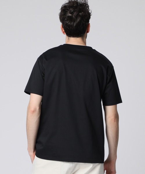 Psycho Bunny（サイコバニー）の「[WEB限定]シルケットスムース クルーネック Tシャツ（Tシャツ/カットソー・メンズ・ホワイト/グレー/カーキブラウン/ブラック/ネイビー・X-LARGE/LARGE/MEDIUM/SMALL）」の15枚目の写真