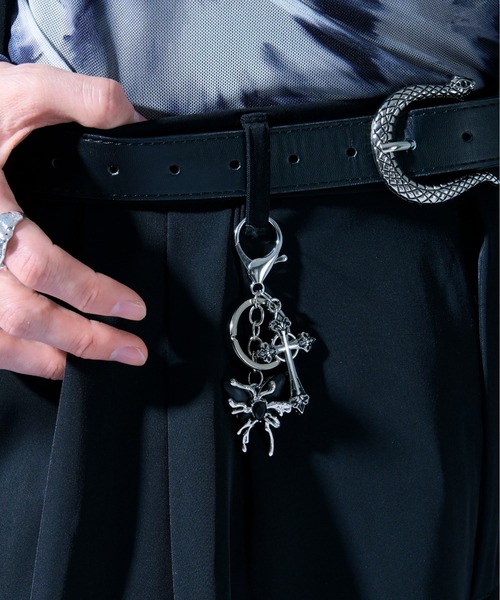 Ellno Loset（エルノロゼット）の「モチーフキーリング（キーホルダー・メンズ・シルバー・FREE）」の4枚目の写真