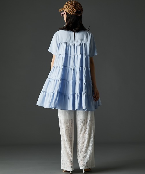 GEVS.(ジェイヴィス)の「ストレッチレースワイドパンツ<大きいサイズ有>GEVS.(その他パンツ・レディース・ブラック/オフホワイト・5L/4L/3L/LL/L/M)」の17枚目の写真